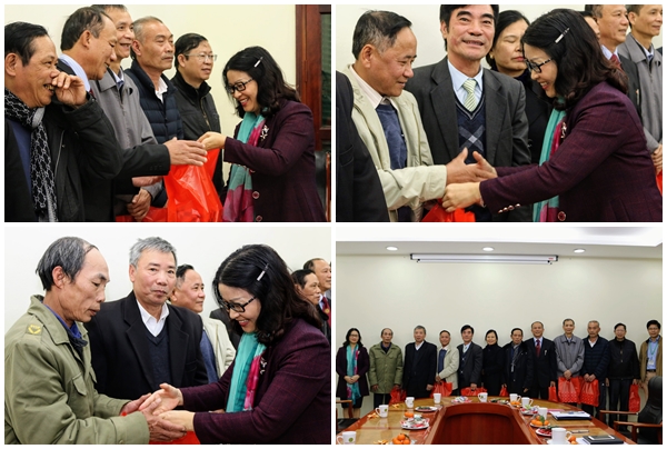 Lãnh đạo Học viện Nông nghiệp Việt Nam gặp mặt thân mật viên chức nghỉ hưu