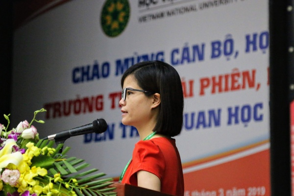 ThS. Đỗ Thị Kim Hương giới thiệu về Học viện 