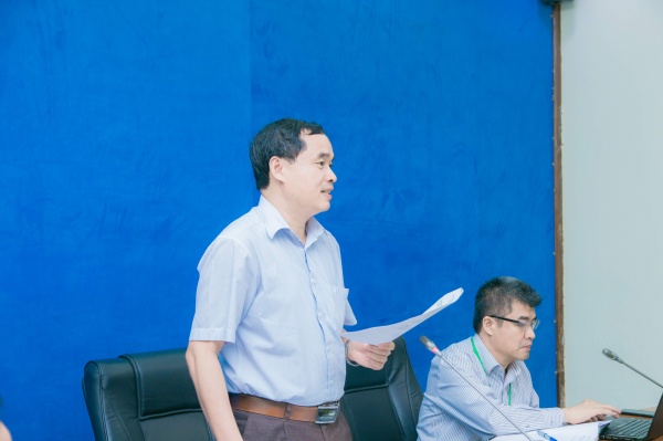Đại diện Sở Nông nghiệp và Phát triển nông thôn tỉnh Tuyên Quang phát biểu tại buổi làm việc