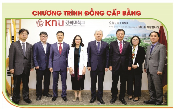 Học viện Nông nghiệp Việt Nam và Trường Đại học Quốc gia Kyung Pook (KNU) ký kết chương trình hợp tác đào tạo 