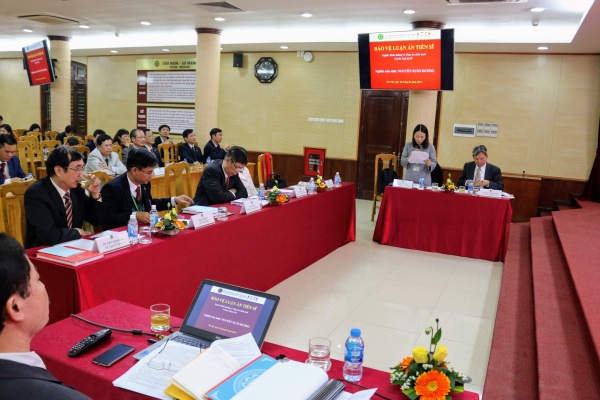 Lễ bảo vệ luận án tiến sĩ của nghiên cứu sinh Nguyễn Xuân Dương